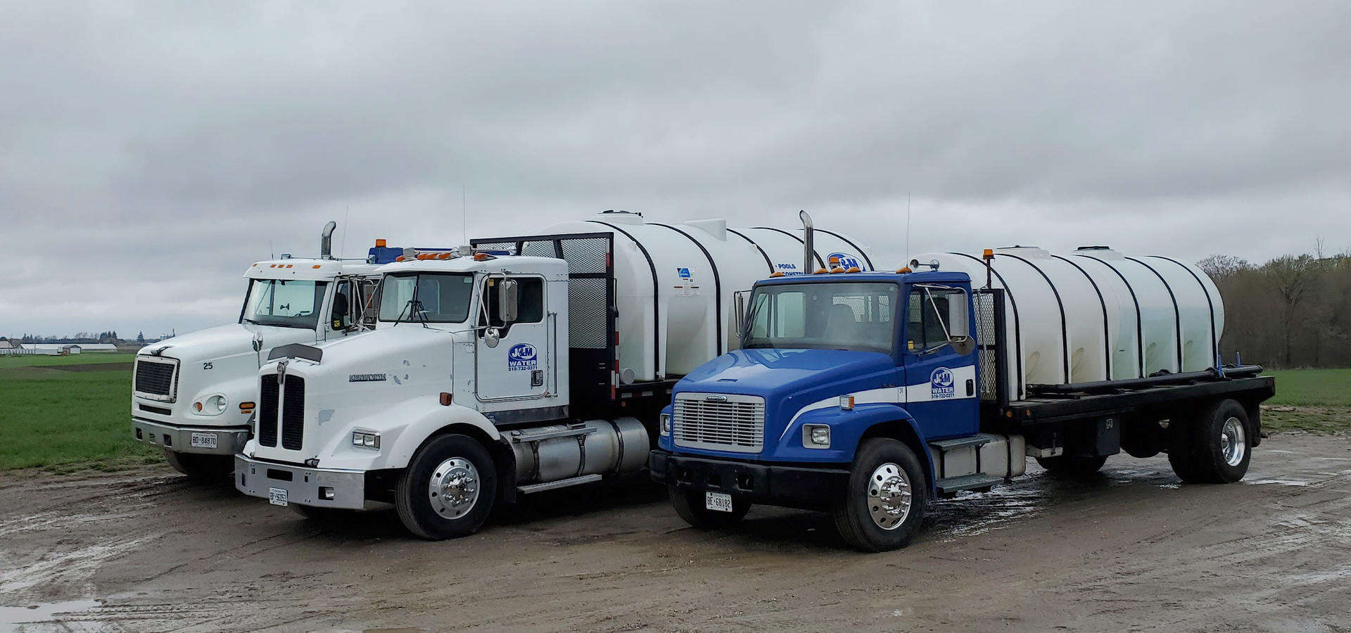 J&M Water Hauling Truck. Water deliveries in Brantford, Brant County and surrounding area..